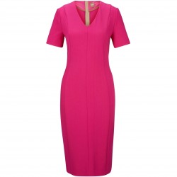 Дамска рокля Boss Womens Damaisa Wrap Dress - Bright Pink дамска,рокля,дамски,поли,и,рокли,boss,women,s,damaisa,wrap,dress,bright,pink