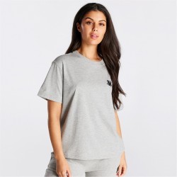 дамски,тениски,дамски,топове,siksilk,t,shirts,ld99,grey,marl