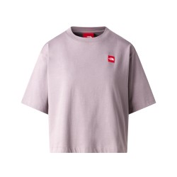 дамска,тениска,дамски,топове,the,north,face,womens,red,box,boxy,t,shirt,trans,grey