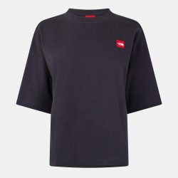 дамска,тениска,дамски,топове,the,north,face,womens,red,box,boxy,t,shirt,obsidian