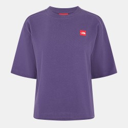 дамска,тениска,дамски,топове,the,north,face,womens,red,box,boxy,t,shirt,eternal,purple
