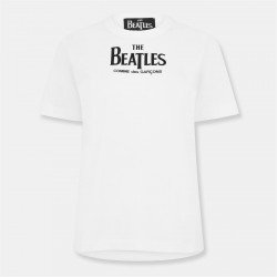 тениска,дамски,топове,comme,des,garcons,play,women's,beatles,regular,fit,t,shirt,white