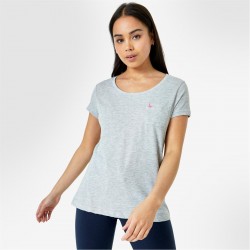 тениска,дамски,топове,jack,wills,fullford,pocket,t,shirt,grey,marl
