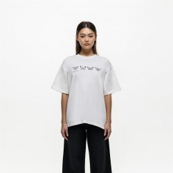 тениска,дамски,тениски,дамски,топове,good,for,nothing,oversized,t,shirt,white,white
