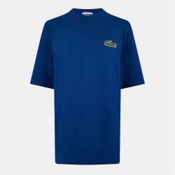 тениска,дамски,топове,lacoste,signature,oversized,t,shirt,globe