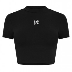 тениска,дамски,топове,palm,angels,monogram,fitted,t,shirt,black