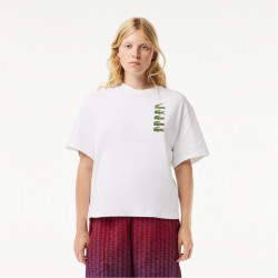 тениска,дамски,топове,lacoste,lacoste,croc,prn,tee,ld99,white