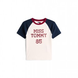 Tommy Jeans TJ Miss Tommy T Ld61 - Ancient White дамски,топове,tommy,jeans,tj,miss,tommy,t,ld61,ancient,white
