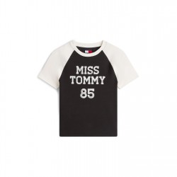 Tommy Jeans TJ Miss Tommy T Ld61 - Black дамски,топове,tommy,jeans,tj,miss,tommy,t,ld61,black