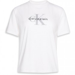 Calvin Klein Jeans CKJ Mono Hero T Ld00 - White дамски,топове,calvin,klein,jeans,ckj,mono,hero,t,ld00,white