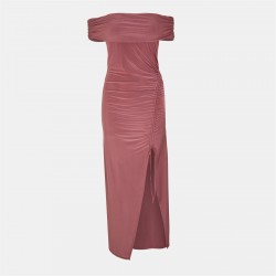 дамски,поли,и,рокли,biba,biba,occ,bardot,maxi,ld53,chesnut