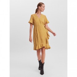 рокля,дамски,поли,и,рокли,дамски,облекла,размер,vero,moda,henna,dress,harvest,gold