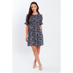 рокля,дамски,поли,и,рокли,дамски,облекла,размер,be,you,mini,tea,dress,navy,spot