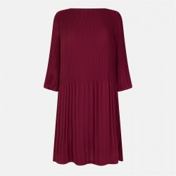 дамска,рокля,дамски,поли,и,рокли,boss,dasie,10250799,01,skater,dress,womens,dark,red
