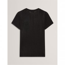 тениска,дамски,топове,ted,baker,ted,metallic,t,shirt,ld00,black