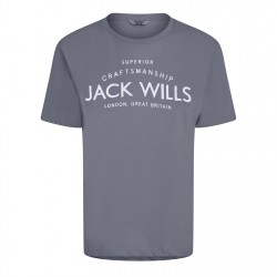тениска,дамски,тениски,дамски,топове,jack,wills,forstal,boyfriend,logo,t,shirt,dusky,blue