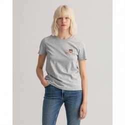 дамски,тениски,gant,gant,archive,shield,tee,093,grey,mel