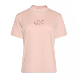 дамска,тениска,дамски,топове,calvin,klein,jeans,womens,logo,t,shirt,foil,tuscan,62