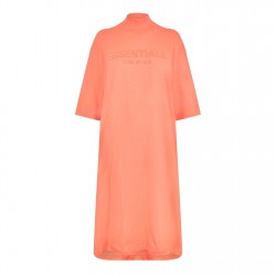 тениска,дамски,поли,и,рокли,fear,of,god,essentials,women's,t,shirt,dress,coral