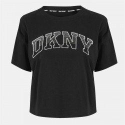 тениска,дамски,топове,dkny,logo,tee,ld99,blk,wht,slv