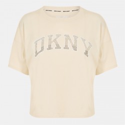 тениска,дамски,топове,dkny,logo,tee,ld99,ltct,kh,wt,blkn