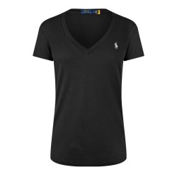Дамска тениска Polo Ralph Lauren Womens V-neck T-Shirt - Polo Black дамска,тениска,дамски,топове,polo,ralph,lauren,women,s,v,neck,t,shirt,polo,black