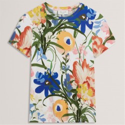 Тениска Ted Baker Ted AOP Tee Ld63 - White тениска,дамски,тениски,дамски,топове,дамски,горнища,размер+,дамски,облекла,размер,ted,baker,ted,aop,tee,ld63,white