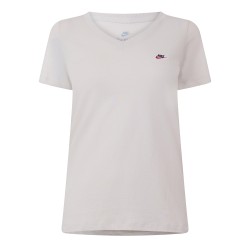 Дамска тениска Nike Womens Club V T-Shirt - Beige дамска,тениска,nike,women,s,club,v,t,shirt,beige