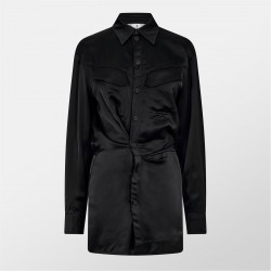 рокля,дамски,поли,и,рокли,off,white,twist,shirt,dress,black