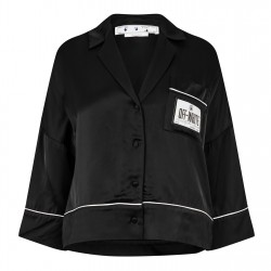 пижама,дамски,ризи,off,white,satin,pyjama,crop,shirt,black