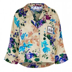 пижама,дамски,ризи,off,white,satin,pyjama,crop,shirt,sand,multi
