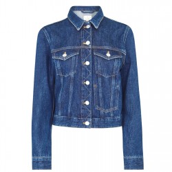 яке,дамски,якета,и,палта,french,connection,macee,micro,western,jacket,mid,blue