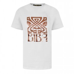 тениска,дамски,топове,biba,logo,t,shirt,white