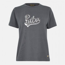 тениска,дамски,топове,biba,logo,t,shirt,grey,leo