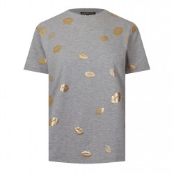 тениска,дамски,топове,biba,biba,logo,t,shirt,lds,lips,print