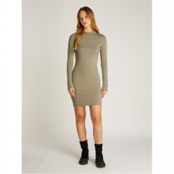 рокля,дамски,поли,и,рокли,calvin,klein,jeans,logo,elastic,milano,dress,nordic,dust