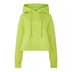 дамски,горнища,с,качулка,дамски,ежедневни,облекла,off,white,laundry,hood,yellow,fluo
