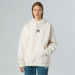 Дамски суичър The North Face Womens TNF Essential Oversized Hoodie - White Dune дамски,суичър,дамски,горнища,с,качулка,the,north,face,women,s,tnf,essential,oversized,hoodie,white,dune
