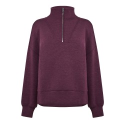 Блуза Varley Hawley Half Zip Sweatshirt - sassafras marl блуза,varley,hawley,half,zip,sweatshirt,sassafras,marl