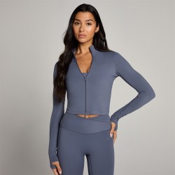 Яке MyProtein Tempo Jacket Ld00 - Charcoal Blue яке,дамски,жилетки,дамско,фитнес,облекло,дамски,облекла,за,бягане,myprotein,tempo,jacket,ld00,charcoal,blue