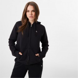 суичър,дамски,блузи,jack,wills,pheasant,logo,zip,hoodie,black