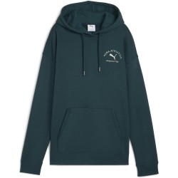 дамски,суичър,дамски,горнища,с,качулка,puma,women,s,class,relaxed,overhead,tech,fleece,hoodie,green,terrain