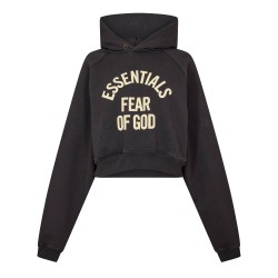 дамски,суичър,дамски,ежедневни,облекла,fear,of,god,essentials,women,s,overhead,hoodie,black