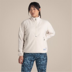 Craghoppers Crag CO2 Rnu half Zip Ld99 - Ecru дамски,туристически,полари,craghoppers,crag,co2,rnu,half,zip,ld99,ecru