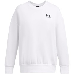 Дамска поларена блуза Under Armour Womens Essential Fleece Crew Sweatshirt - White дамска,поларена,блуза,дамски,блузи,under,armour,women,s,essential,fleece,crew,sweatshirt,white
