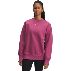 Дамска поларена блуза Under Armour Rival Fleece Os Crew Sweatshirt Womens - Red дамска,поларена,блуза,дамски,блузи,under,armour,rival,fleece,os,crew,sweatshirt,womens,red