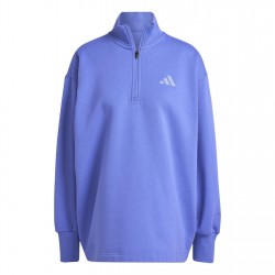 дамска,поларена,блуза,разпродажба,adidas,дамски,блузи,adidas,all,szn,fleece,loose,quarter,zip,sweatshirt,womens,cobalt,blue