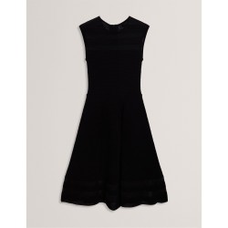 Дамска рокля Ted Baker Womens Knitted Jumper Dress - Black дамска,рокля,дамски,плетени,дрехи,ted,baker,women,s,knitted,jumper,dress,black