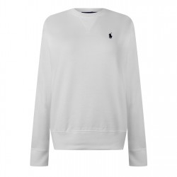Поларена блуза POLO RALPH LAUREN Fleece Crew Sweater - WHITE поларена,блуза,дамски,горнища,с,качулка,дамски,ежедневни,облекла,polo,ralph,lauren,fleece,crew,sweater,white