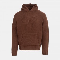 дамски,горнища,с,качулка,дамски,плетени,дрехи,дамски,облекла,размер,miso,bow,knit,hood,ld54,brown